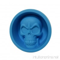 HONGLIDA Silicone Skull Mold Skull Baking Pan Muffin Cups  4 Pack - B01K6KYXM4